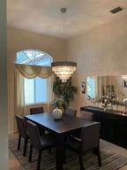 Light Luxury Large Round / oval Multi-Tiered Crystal Chandelier for Living Room / dining Area / staircase