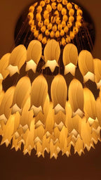 Elegant Flower Chandelier for Foyer / Staircase