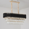 Modern Luxury Multi-Tier Oval / round Crystal Tiered Chandelier