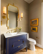Modern Style Minimalism White Shades Chandelier / wall Light in Brass