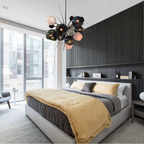 Modern Sputnik Glass Chandelier for Living Room / bedroom