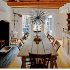 Modern Sputnik Chandelier with Black, Brass, and Chrome Finish – Glass & Metal Quality for Living Room and