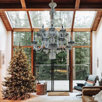 Elegant Crystal Chandelier in Italian Style for Bedroom and Living Room