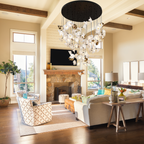 Modern Art Petunia Chandelier for Staircase / foyer / living Room