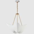 Modern White Cloudflow Pendant for Low-Ceiling