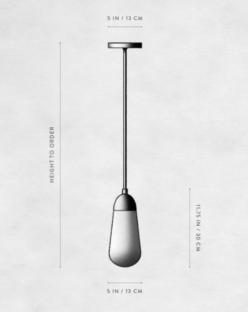 Modern Floating Pears-Inspired Frosted Glass Pendant for High-Ceiling