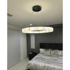 Art Alabaster Ring Chandelier for Living Room / bedroom