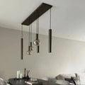 Modern Minimalist 6 / 7-Light Bulbs and Columns Pendant Chandelier for Dining Room