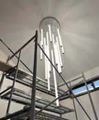 Scandinavia Minimalist White Pendant Light for Bedside / dining Room / staircase