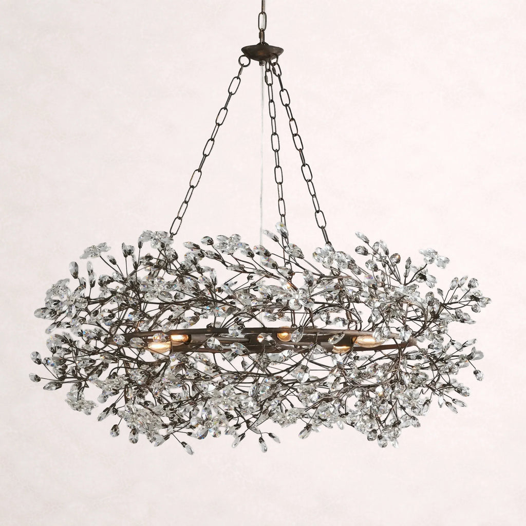 Fiore Crown Chandelier 39"