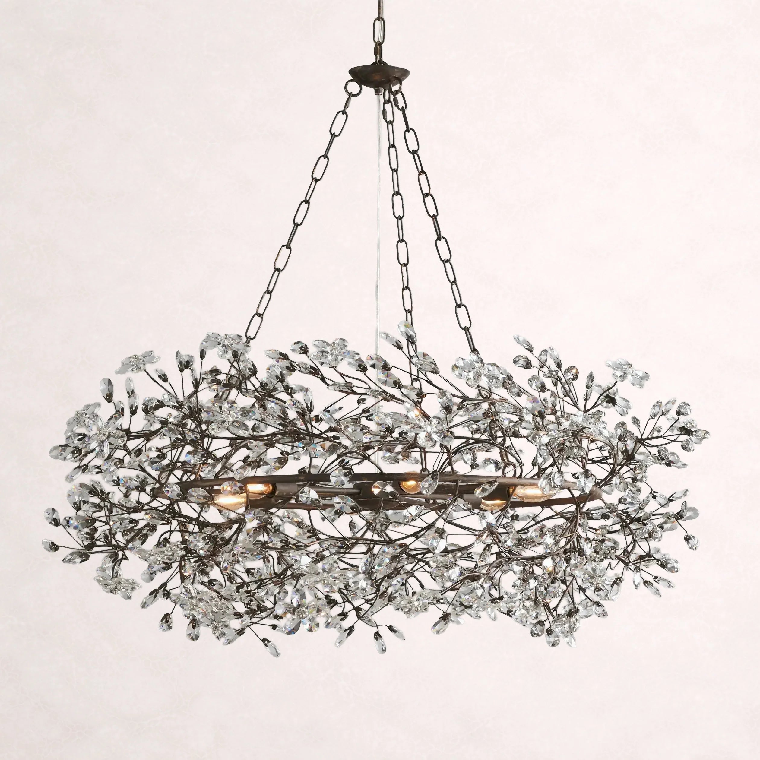 Fiore Crown Chandelier 39"