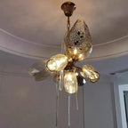 Glass Chandelier Italian Light Luxury Light for Dining Room / living Room