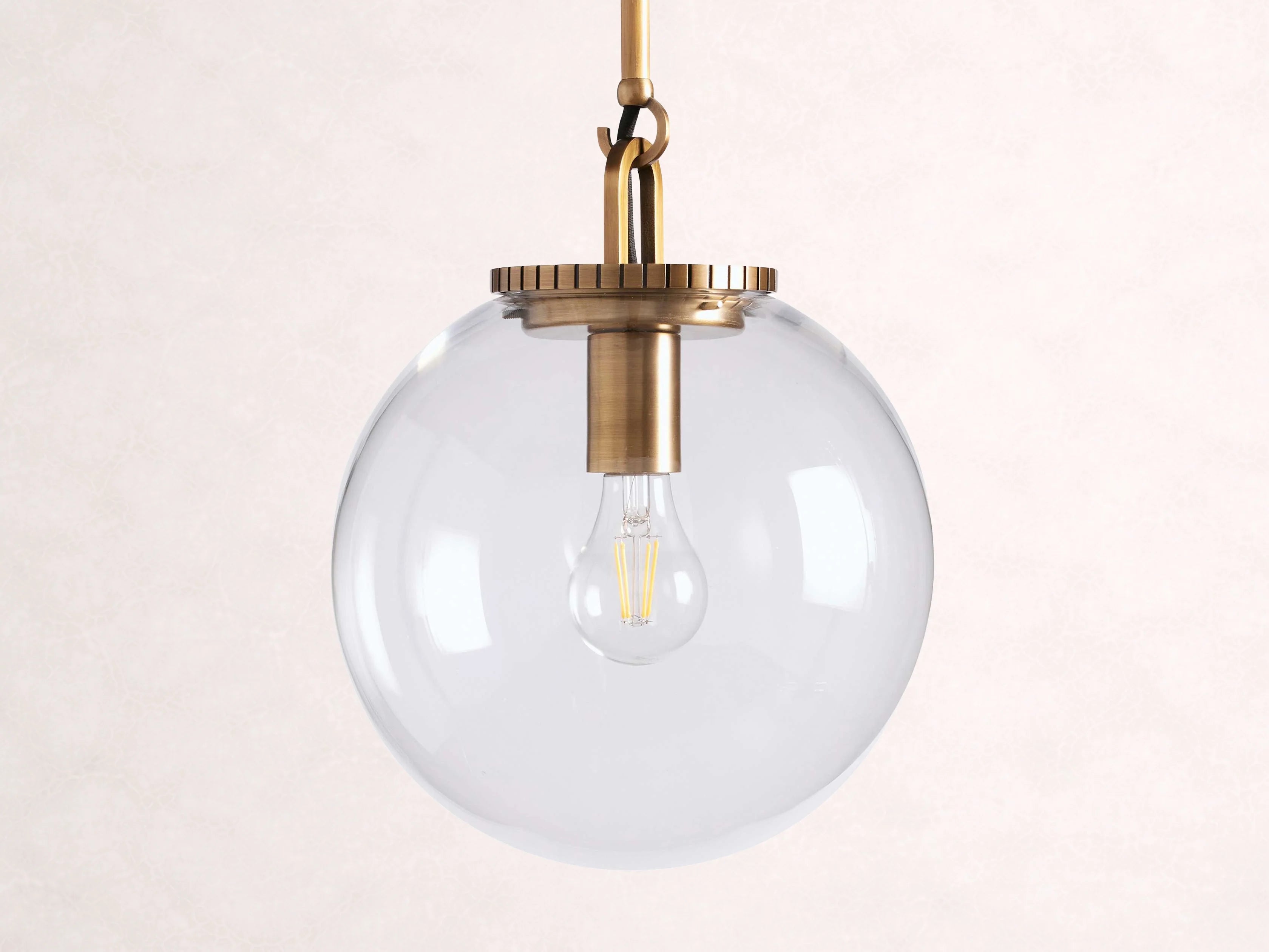 Wescott Globe Pendant with Rod
