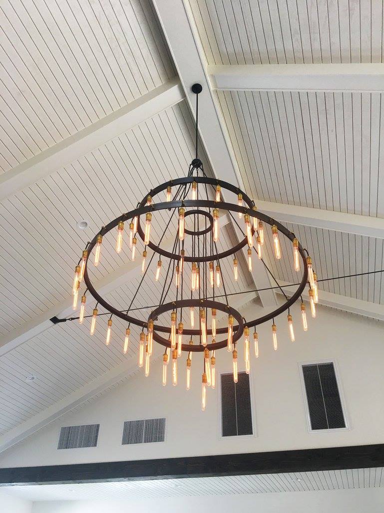 Retro-Inspired Metal Pendant Light Chandelier for Living Room / bedroom / staircase / villa