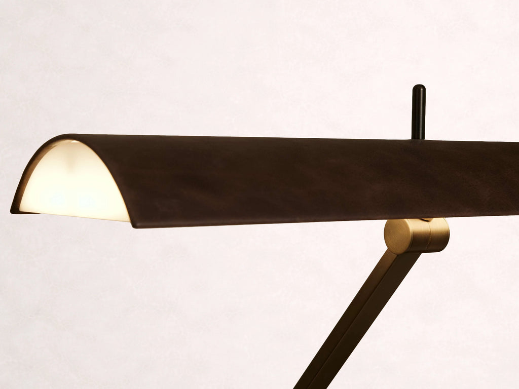 Abel Leather Floor Lamp