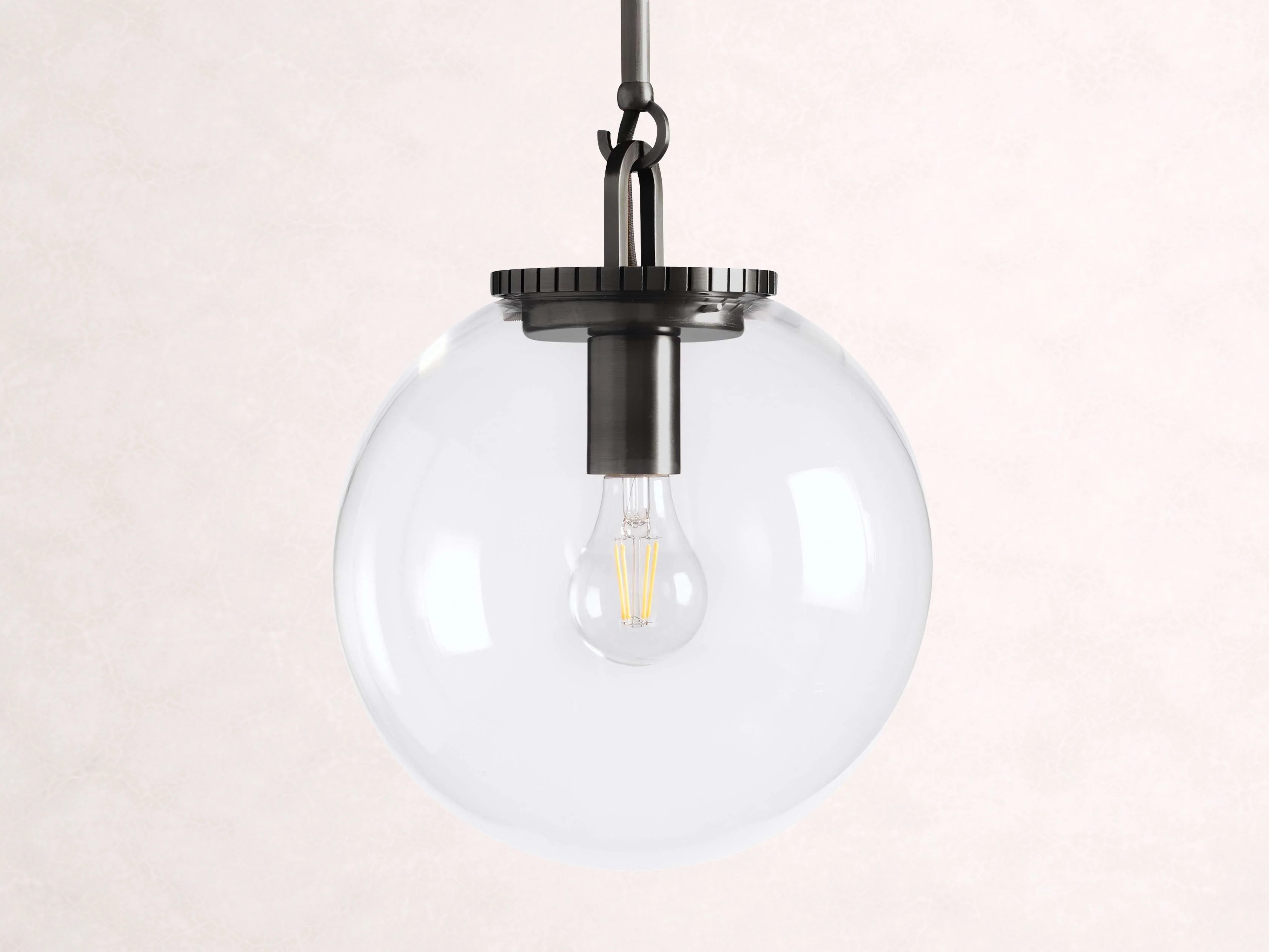 Wescott Globe Pendant with Rod