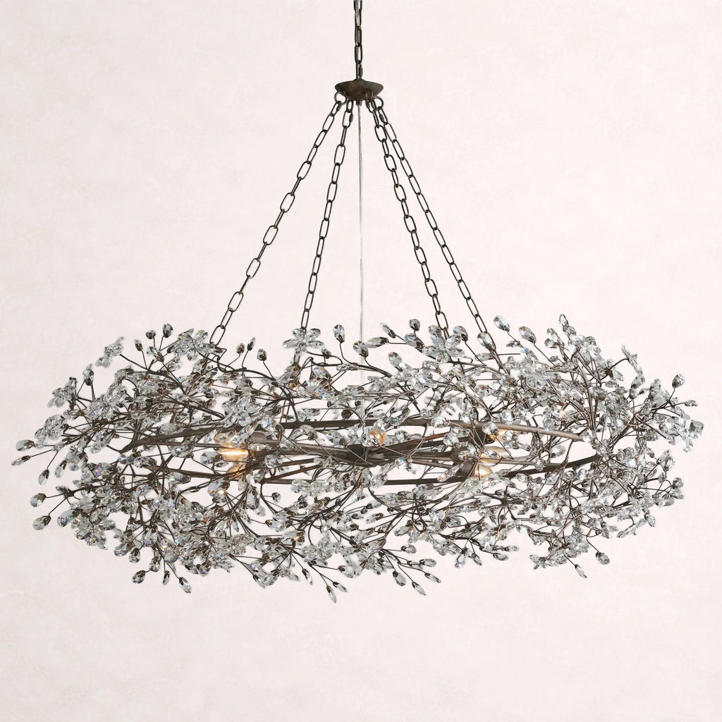 Fiore Crown Chandelier 39"