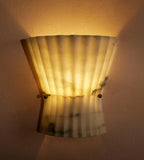 Mallory Alabaster Wall Light 9-Inchh