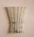 Mallory Alabaster Wall Light 9-Inchh