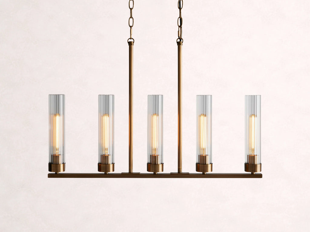 Andreas 5-Light Linear Chandelier