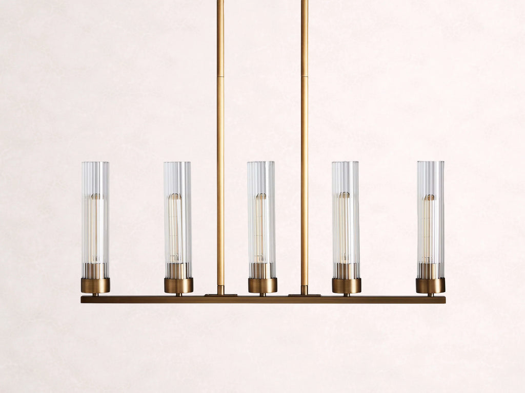 Andreas 5-Light Linear Chandelier