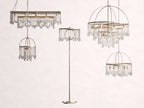 Aubrey Round Chandelier in Silver