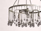 Aubrey Round Chandelier in Silver