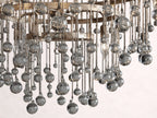 Aubrey Round Chandelier in Silver