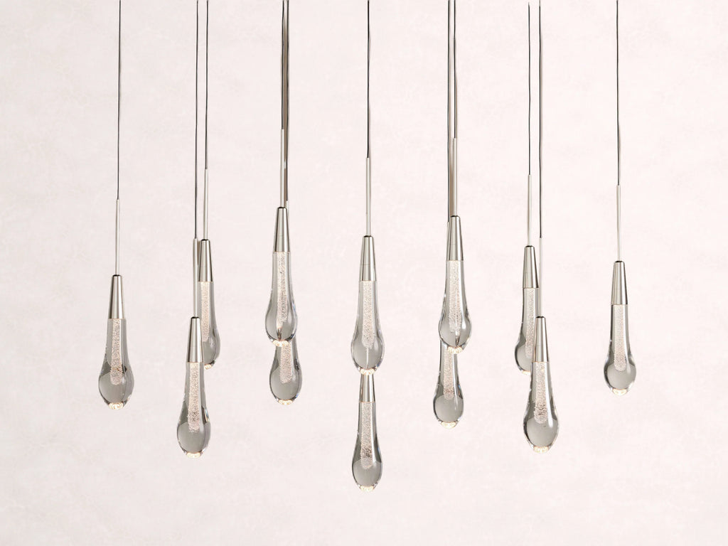 Soltaire Crystal Linear Chandelier 37-Inch50-Inch60-Inch70-Inch87-Inch120-Inchw