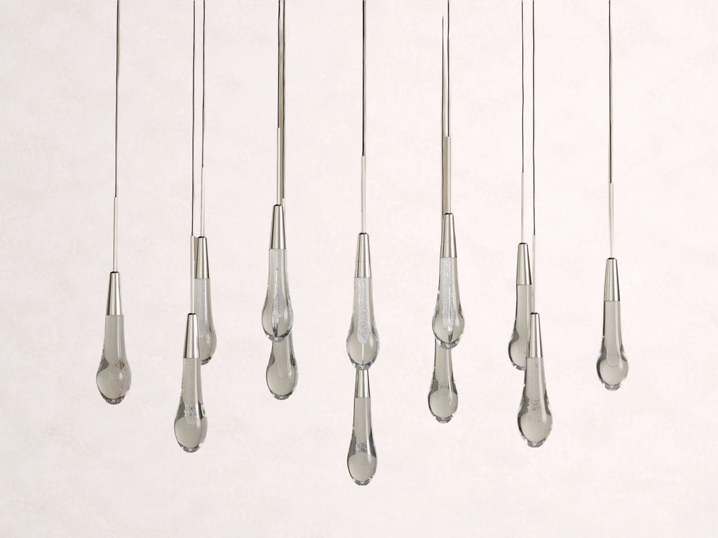 Soltaire Crystal Linear Chandelier 37-Inch50-Inch60-Inch70-Inch87-Inch120-Inchw