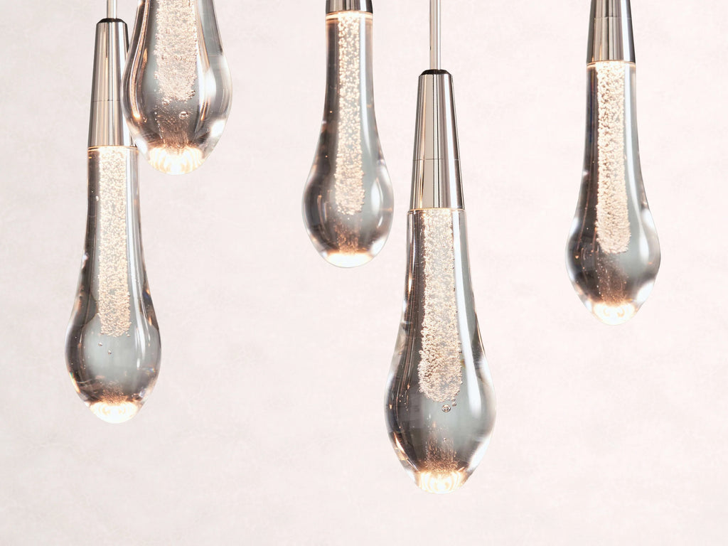 Soltaire Crystal Linear Chandelier 37-Inch50-Inch60-Inch70-Inch87-Inch120-Inchw