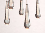 Soltaire Crystal Linear Chandelier 37-Inch50-Inch60-Inch70-Inch87-Inch120-Inchw