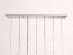 Soltaire Crystal Linear Chandelier 37-Inch50-Inch60-Inch70-Inch87-Inch120-Inchw