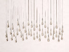 Soltaire Crystal Linear Chandelier 37-Inch50-Inch60-Inch70-Inch87-Inch120-Inchw