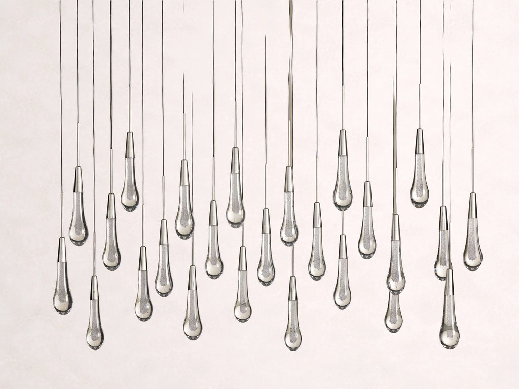 Soltaire Crystal Linear Chandelier 37-Inch50-Inch60-Inch70-Inch87-Inch120-Inchw