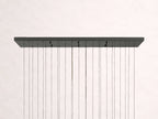Soltaire Crystal Linear Chandelier 37-Inch50-Inch60-Inch70-Inch87-Inch120-Inchw