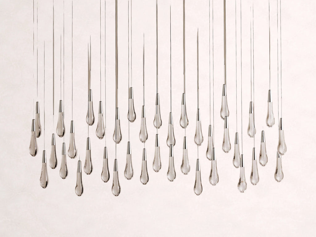 Soltaire Crystal Linear Chandelier 37-Inch50-Inch60-Inch70-Inch87-Inch120-Inchw