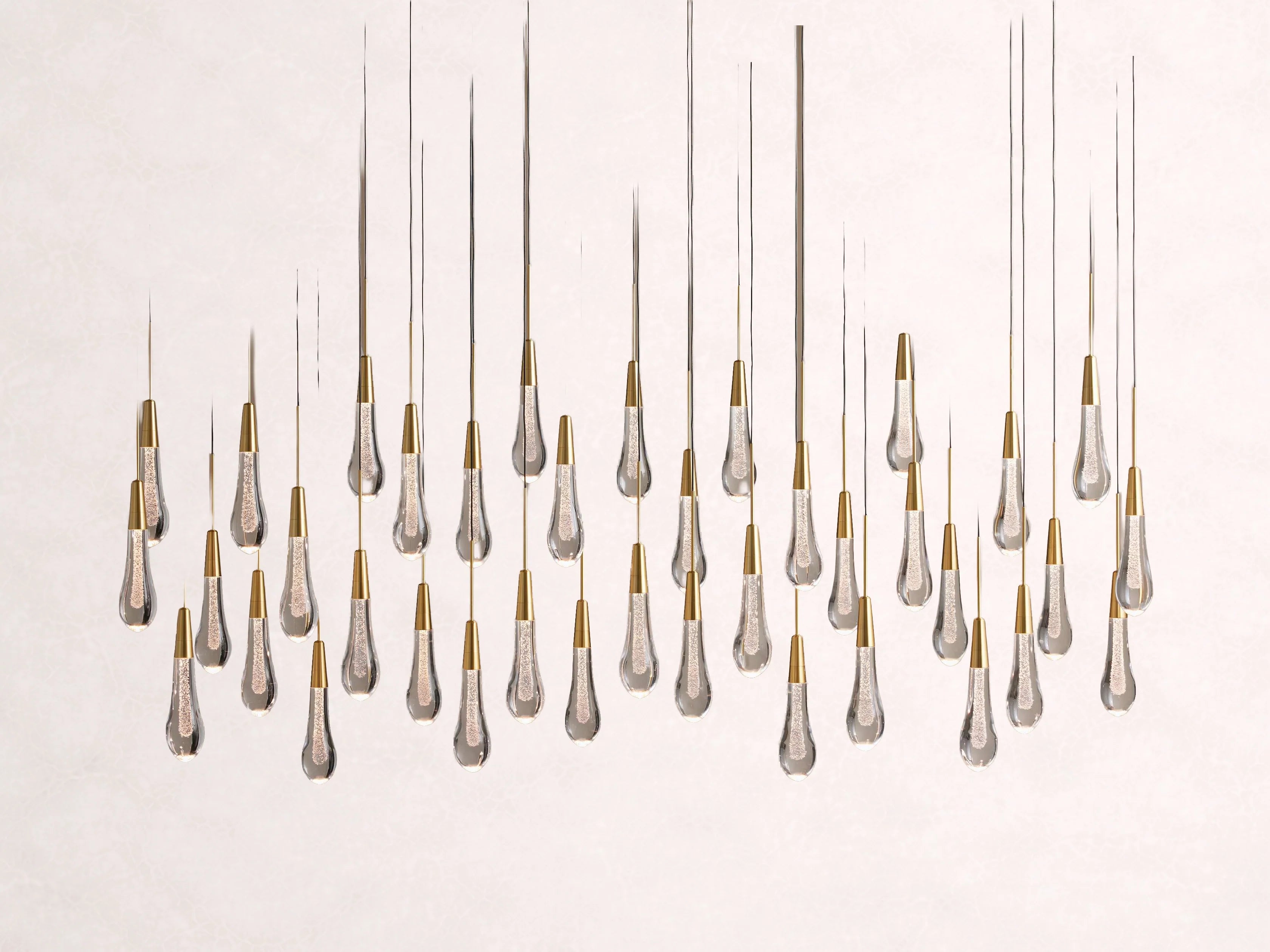 Soltaire Crystal Linear Chandelier 37-Inch50-Inch60-Inch70-Inch87-Inch120-Inchw