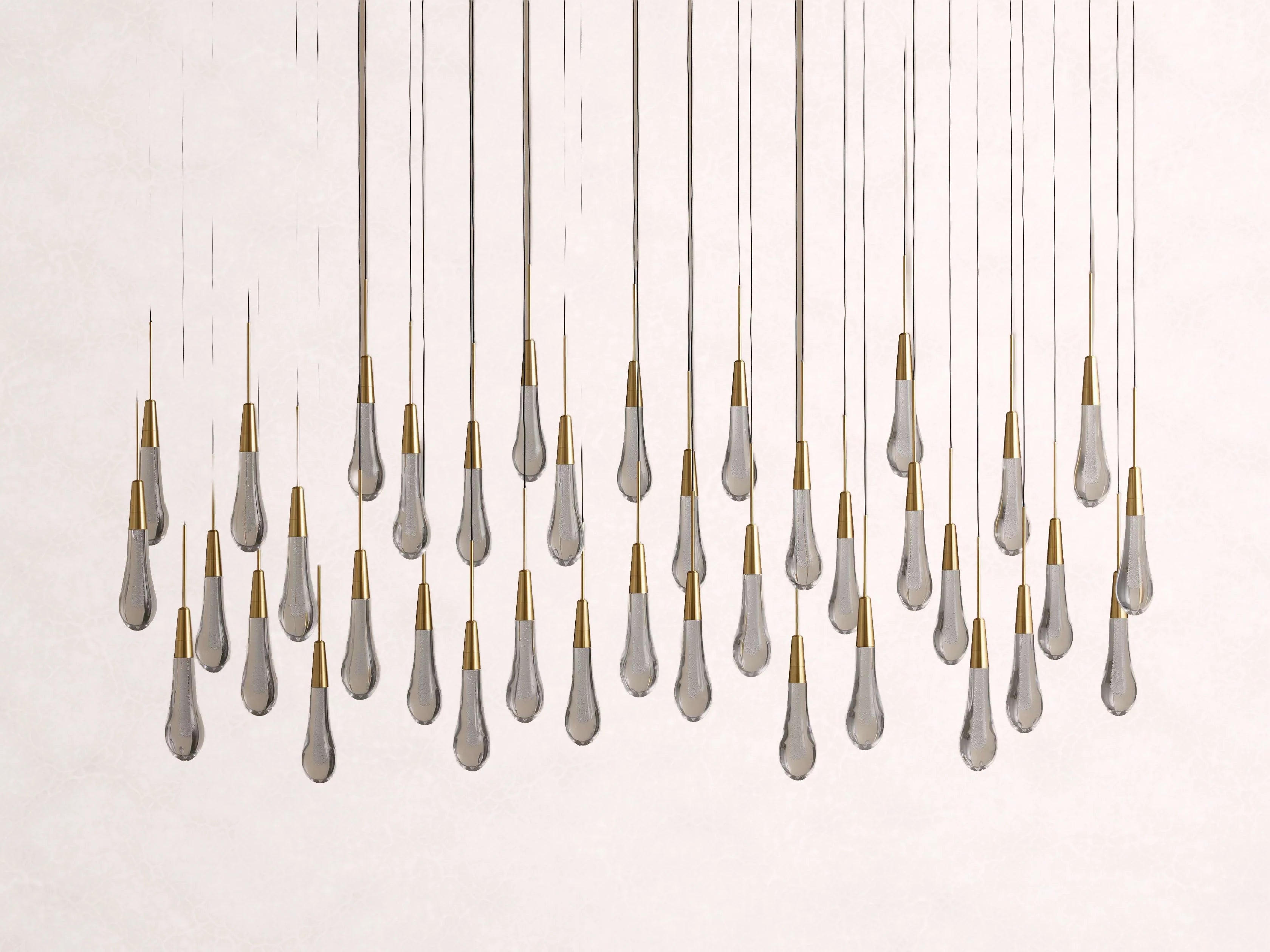 Soltaire Crystal Linear Chandelier 37-Inch50-Inch60-Inch70-Inch87-Inch120-Inchw