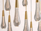 Soltaire Crystal Linear Chandelier 37-Inch50-Inch60-Inch70-Inch87-Inch120-Inchw