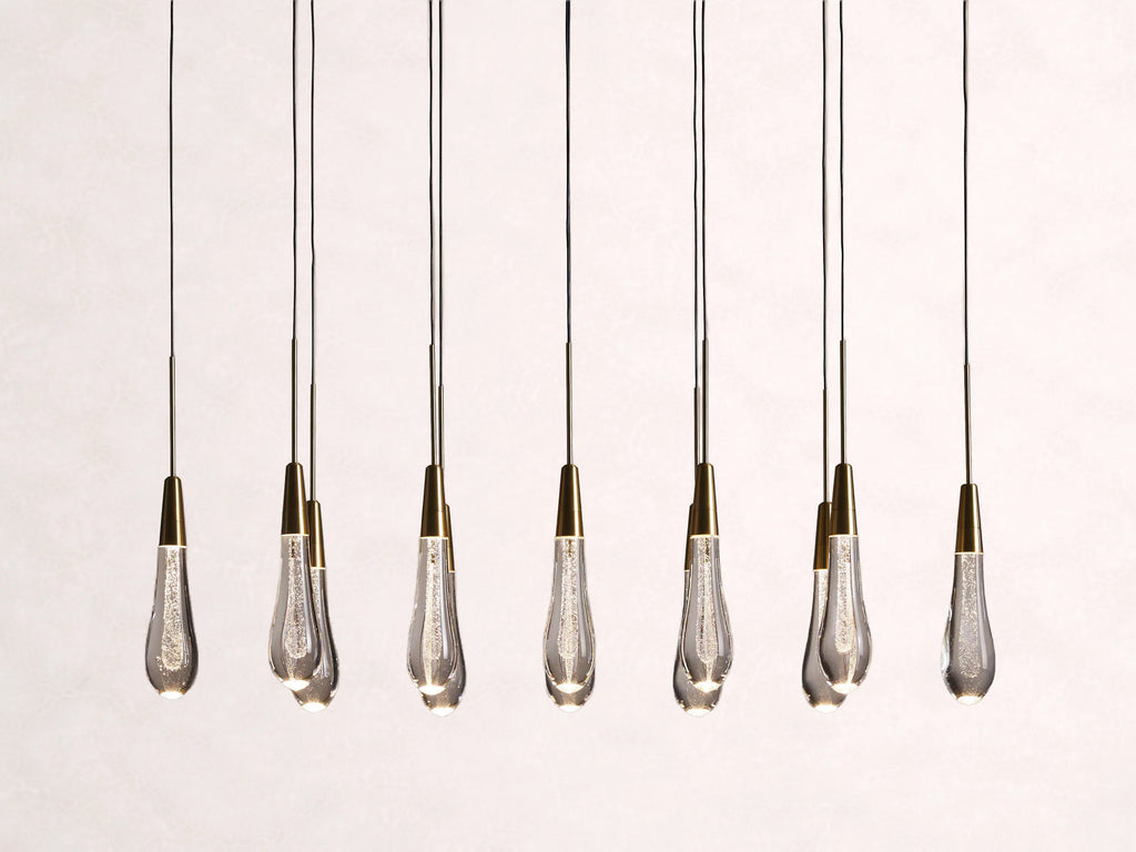 Soltaire Crystal Linear Chandelier 37-Inch50-Inch60-Inch70-Inch87-Inch120-Inchw