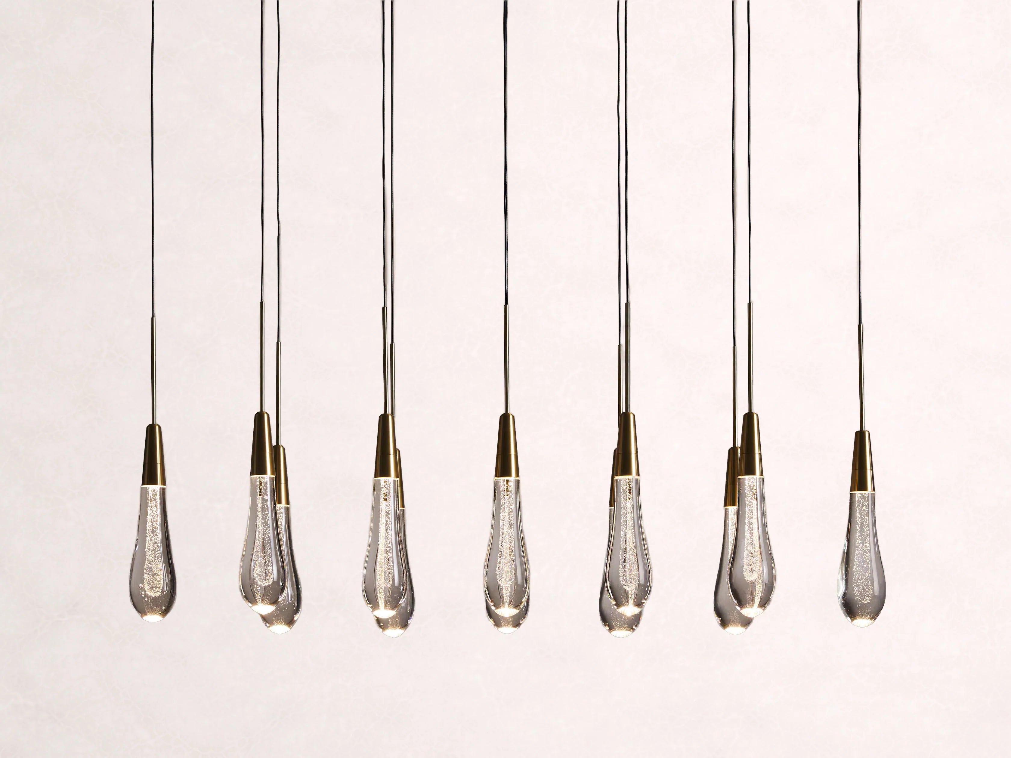 Soltaire Crystal Linear Chandelier 37-Inch50-Inch60-Inch70-Inch87-Inch120-Inchw