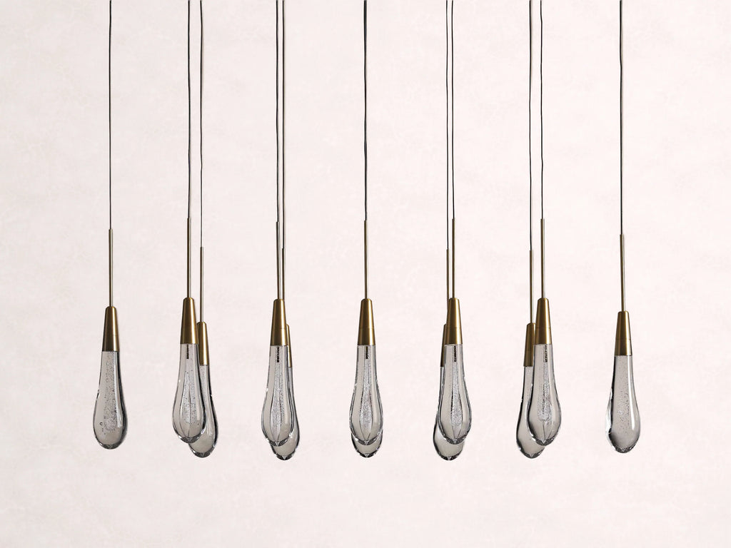 Soltaire Crystal Linear Chandelier 37-Inch50-Inch60-Inch70-Inch87-Inch120-Inchw