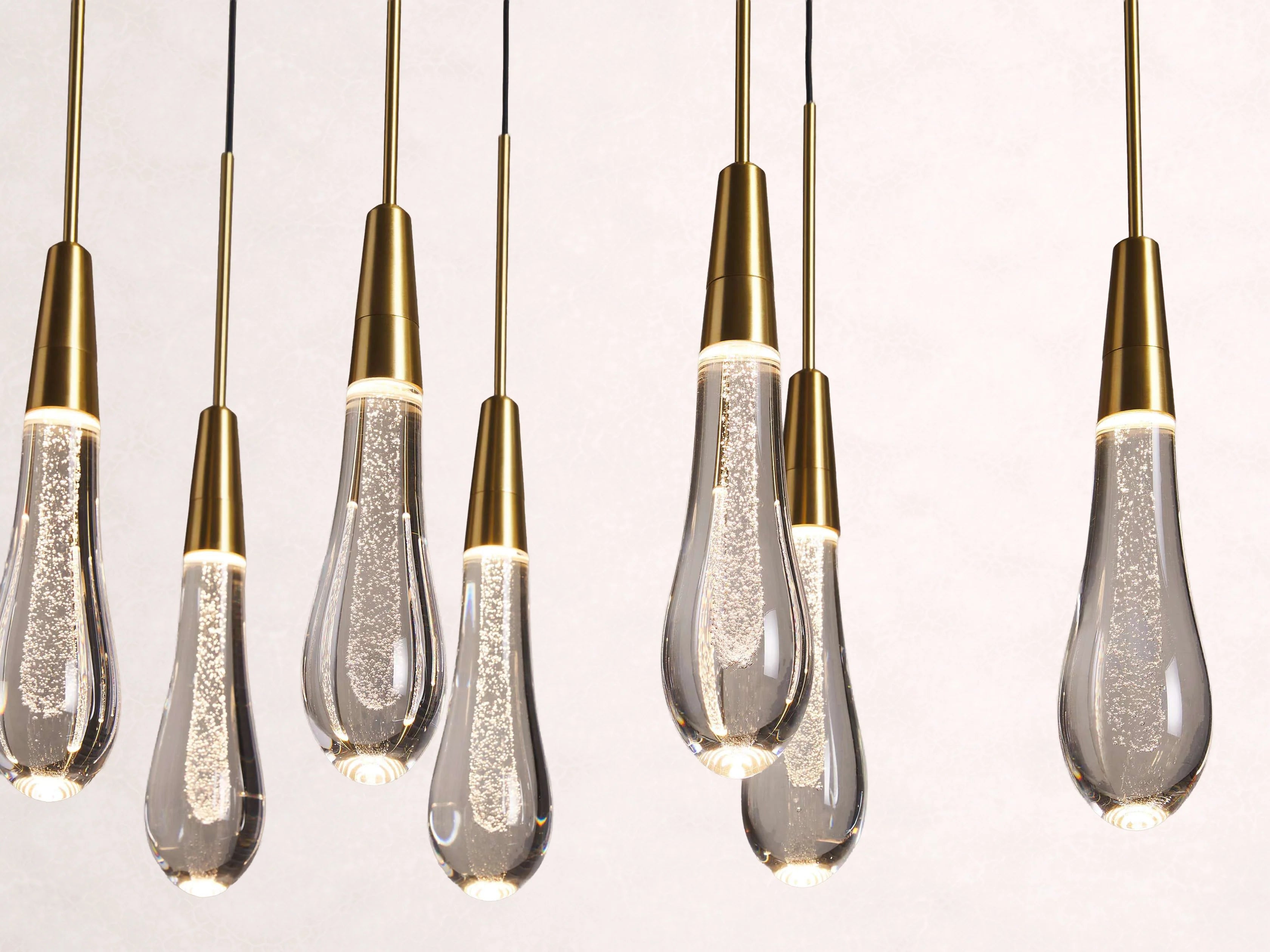 Soltaire Crystal Linear Chandelier 37-Inch50-Inch60-Inch70-Inch87-Inch120-Inchw