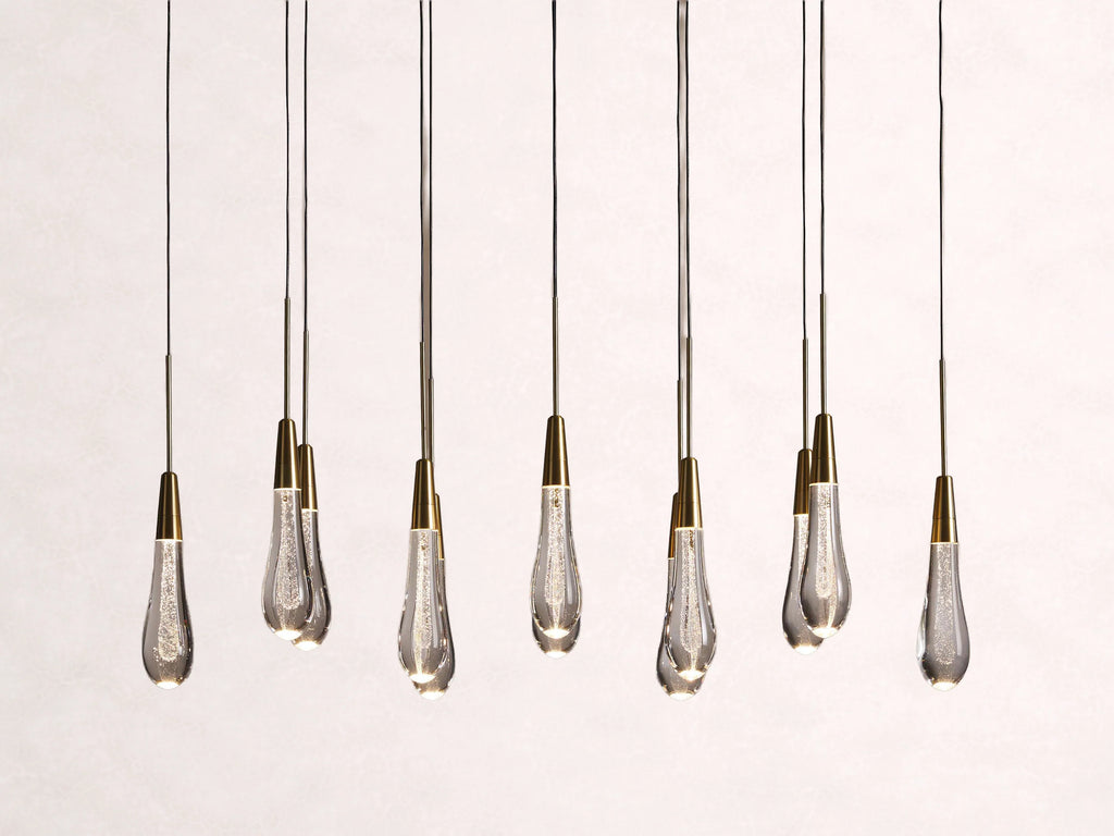 Soltaire Crystal Linear Chandelier 37-Inch50-Inch60-Inch70-Inch87-Inch120-Inchw