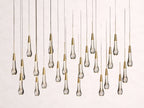 Soltaire Crystal Linear Chandelier 37-Inch50-Inch60-Inch70-Inch87-Inch120-Inchw