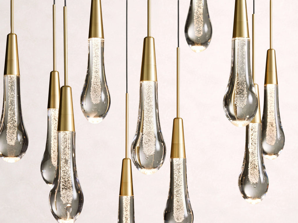 Soltaire Crystal Linear Chandelier 37-Inch50-Inch60-Inch70-Inch87-Inch120-Inchw