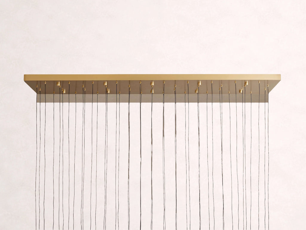 Soltaire Crystal Linear Chandelier 37-Inch50-Inch60-Inch70-Inch87-Inch120-Inchw