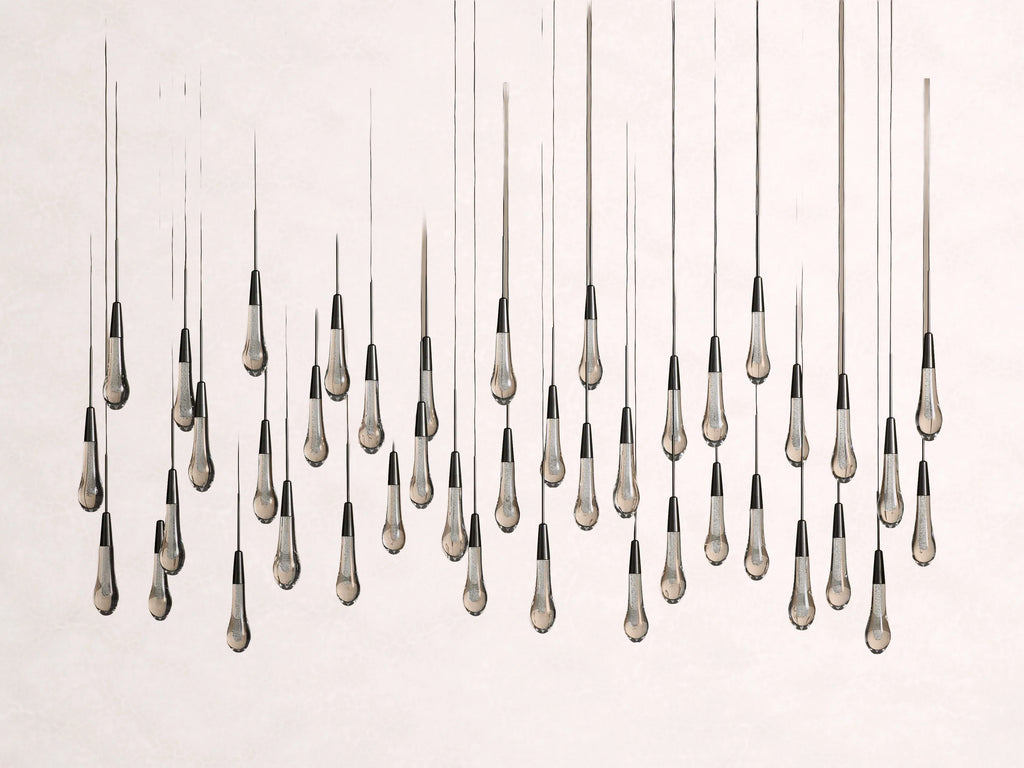 Soltaire Crystal Linear Chandelier 37-Inch50-Inch60-Inch70-Inch87-Inch120-Inchw