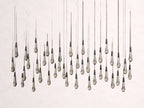 Soltaire Crystal Linear Chandelier 37-Inch50-Inch60-Inch70-Inch87-Inch120-Inchw
